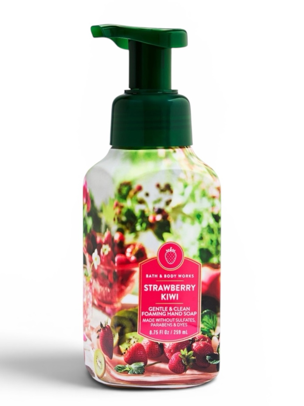 Bath & Body Works STRAWBERRY KIWI Gentle & Clean Foaming Hand Soap 8.75 fl oz